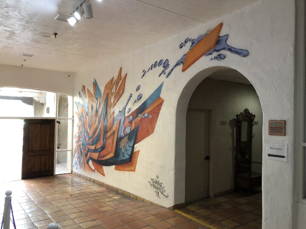 Photo of Dwayne Manuel Mural.